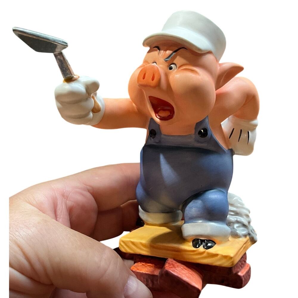 WDCC Classic Walt Disney Collection Three Little Pigs Porcelain Set Only 1 Box